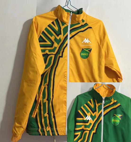 2023 JAMAICA Yellow & Green Double Sided Windbreaker (双面风衣)(复古版)