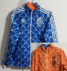 2023 Netherlands Blue & Orange Double Sided Windbreaker (双面风衣)(复古版)