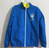 2023 Brazil Yellow & Blue Double Sided Windbreaker (双面风衣)