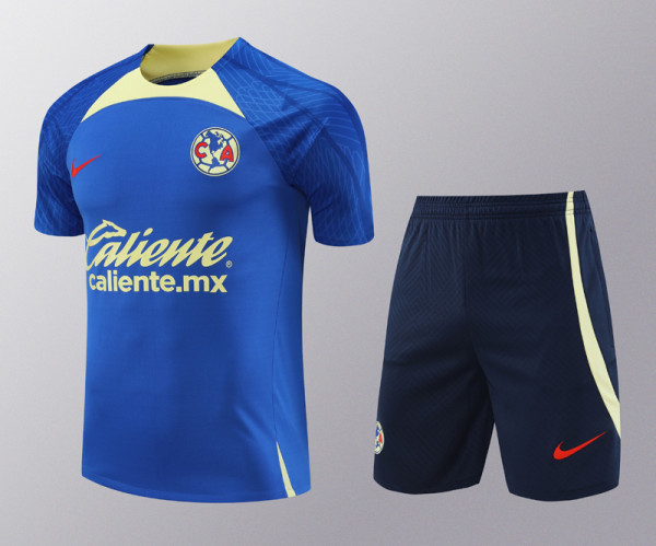 24-25 Club America Blue Training Short Suit