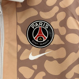 2024 PSG White & Beige Double Sided Windbreaker (双面风衣)