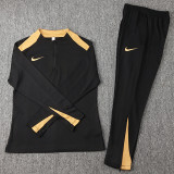 24-25 NK Black Half Pull Tracksuit (半拉链)