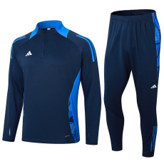 24-25 AD Royal Blue Half Pull Tracksuit  #06 (半拉链)