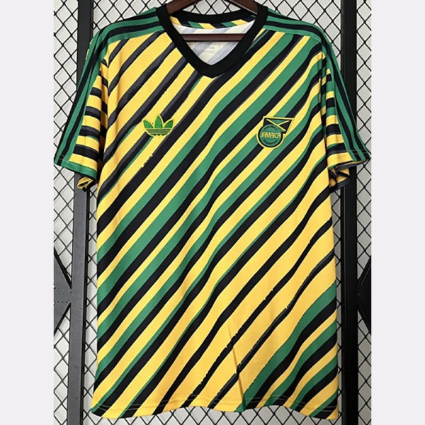 2024 JAMAICA  Yellow Green Training shirts