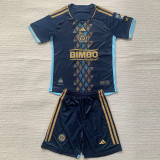 24-25 Philadelphia Union Home Kids Soccer Jersey (带章)