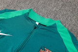 24-25 Portugal Green Half Pull Tracksuit (半拉链)