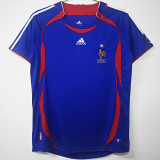 2006 France Home Retro Soccer Jersey