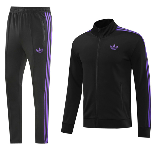 2024 AD Black Jacket Tracksuit #AJ19