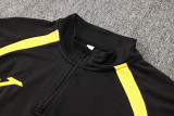 2024 JOM Black Half Pull Tracksuit (半拉链)