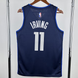 Dallas Mavericks IRVING #11 Royal blue Top Quality Hot Pressing NBA Jersey(雪山)