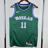 Dallas Mavericks IRVING #11 Green Retro Top Quality Hot Pressing NBA Jersey