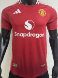 24-25 Man Utd Home Player Version Soccer Jersey