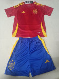 24-25 Spain Home Kids Soccer Jersey