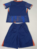 24-25 Netherlands Away Kids Soccer Jersey