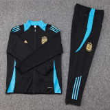 24-25 Argentina Black Jacket Tracksuit (蓝领)