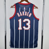 22-23 Rockets HARDEN #13 Royal blue City Edition Top Quality Hot Pressing NBA Jersey