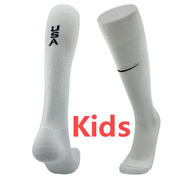 24-25 USA Home White Kids Socks(儿童)