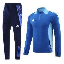 2024 AD Fancy blue Half Pull Tracksuit #AB07 (半拉链)