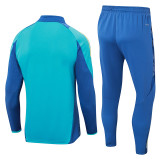 24-25 Ajax Light blue Half Pull Tracksuit (半拉链)