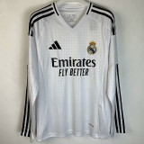 24-25 RMA Home Long Sleeve Soccer Jersey (长袖)