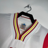 1996 Spain Away White Retro Soccer Jersey