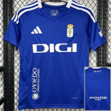 24-25 Real Oviedo Home Fans Soccer Jersey