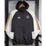 24-25 Man Utd Black Windbreaker (白袖)