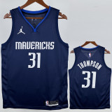 20-21 Dallas Mavericks THOMPSON #31 Royal Blue Top Quality Hot Pressing NBA Jersey (Trapeze Edition)飞人版