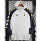 24-25 Benfica White Windbreaker (黑袖)