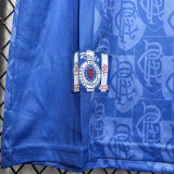 1996-1997 Rangers Home Retro Soccer Jersey