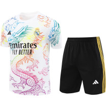 24-25 RMA White Training Short Suit #彩龙