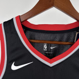 22-23 Trail Blazers AVDIJA #8 Black Top Quality Hot Pressing NBA Jersey