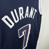 2024 Olympic Game USA DURANT # 7 Dark Blue Basketball Jersey