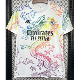 24-25 RMA White Special Edition Fans Training Shirts (彩龙)