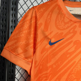 24-25 England Orange GoalKeeper Soccer Jersey