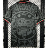 1998 Mexico Black Retro Soccer Jersey