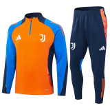 24-25 JUV Orange Half Pull Tracksuit (半拉链)