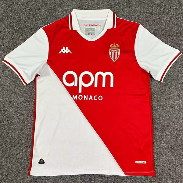 24-25 Monaco Home Fans Soccer Jersey