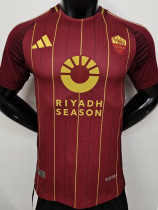 24-25 Roma Home Player Version Soccer Jersey