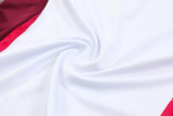 24-25 Bayern White Red Half Pull Tracksuit (半拉链)