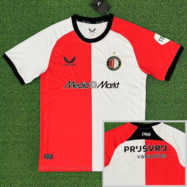 24-25 Feyenoord Home Fans Soccer Jersey