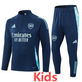 24-25 ARS Royal blue Kids Half Pull Tracksuit (童装)(半拉链)