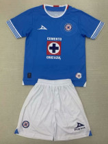 24-25 Cruz Azul Home Kids Soccer Jersey