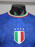 24-25 Italy Blue Special Edition Player Version Soccer Jersey