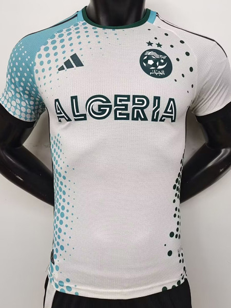 24-25 Algeria White Green Special Edition Player Version Soccer Jersey #A32