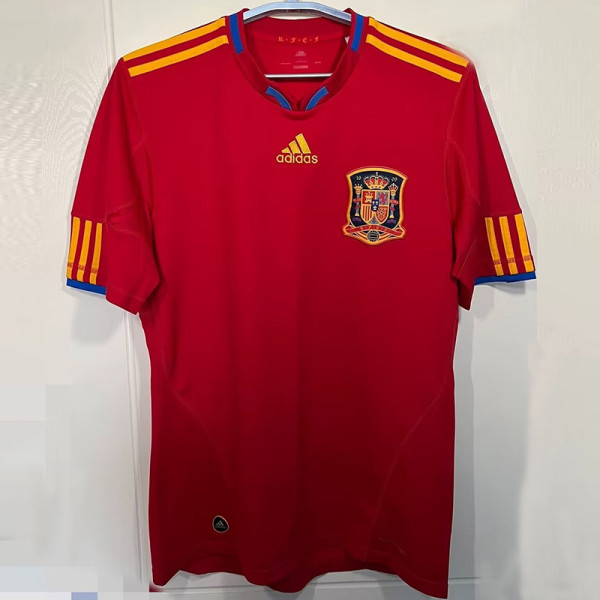 2010 Spain Home Retro Soccer Jersey