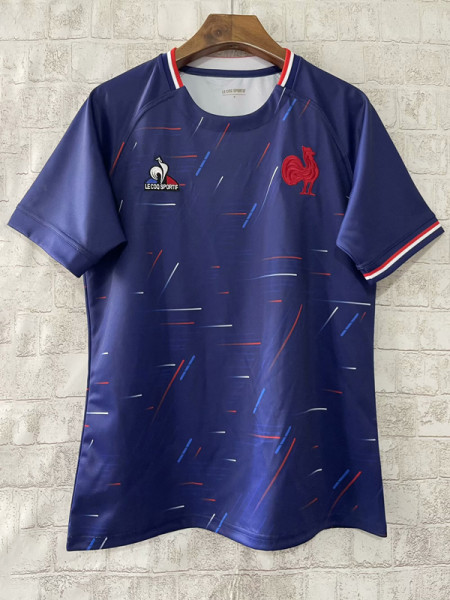 2024 France World Sevens Home Rugby Jersey (七人制)