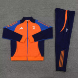 24-25 JUV Grey Orange Jacket Tracksuit