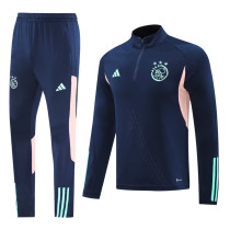 24-25 Ajax Royal blue Half Pull Tracksuit (半拉链)