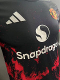 24-25 Man Utd Black Red Special Edition Player Version Soccer Jersey